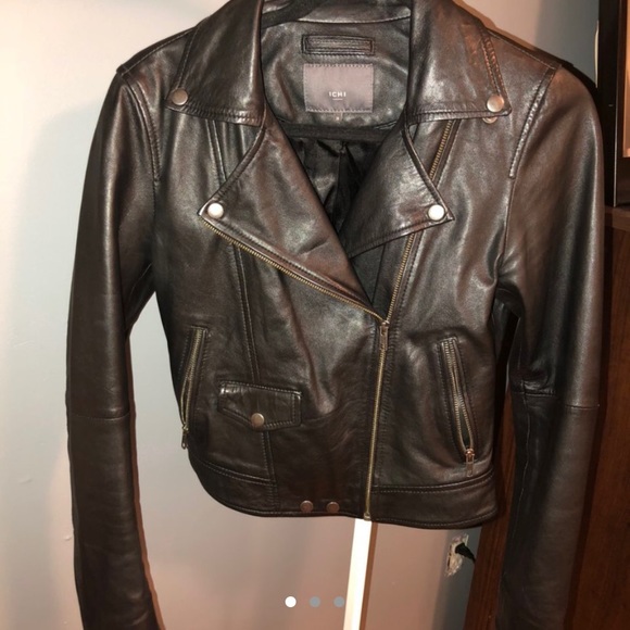 ICHI 100% Genuine Leather Jacket - Picture 5 of 6